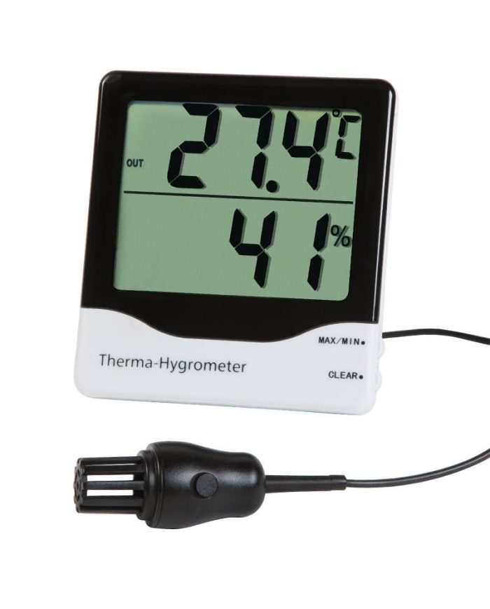 Therma-Hygrometer with internal & external temperature probe