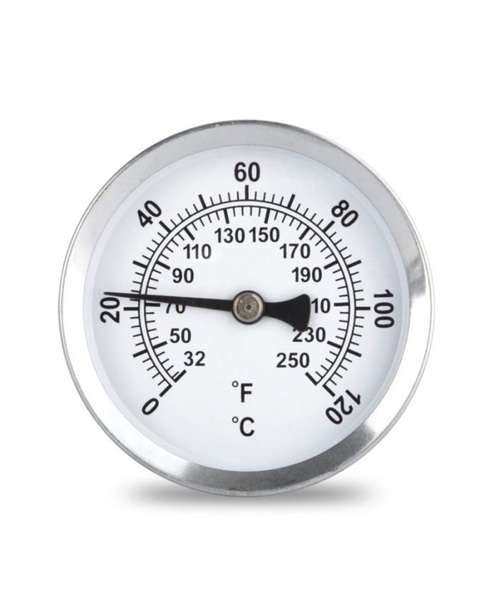 magnetic surface pipe thermometer