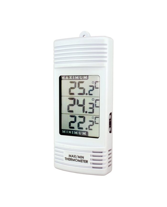 digital max/min thermometer with internal temperature sensor