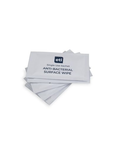 Antibacterial surface wipes carton of 50